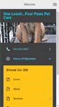 Mobile Screenshot of oneleashfourpaws.com